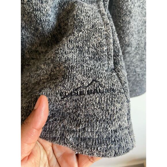 Eddie Bauer Womens Full Zip Fleece Jacket Gray Heather Size Small S Hiking Layer - Picture 4 of 9
